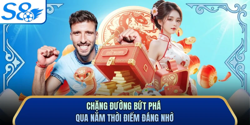 Chặng đường bứt phá qua năm thời điểm đáng nhớ
